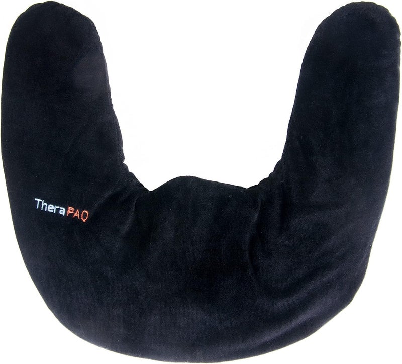 Wheat Bags Microwavable,Microwave Heat Pad, Natural Moist Heat Therapy or Cold Pack, Wheat Bags Microwavable Neck and Shoulder,Reusable-Non-Scented (Black)
